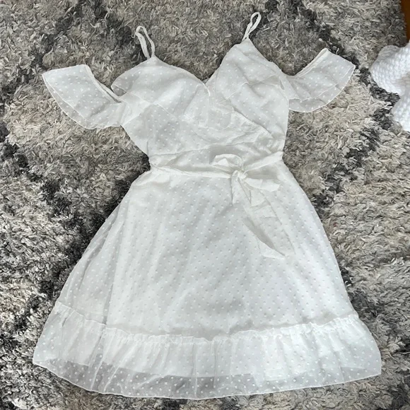 Shein Dresses | Shein White Dress | Color: White | Size: XL | Brookeashleyb27'S Closet